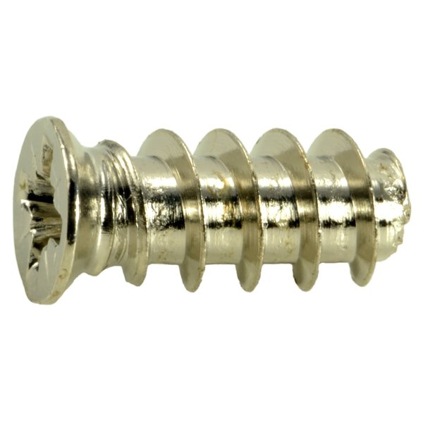 Midwest Fastener Wood Screw, M6.3, 14.5 mm, Nickel Steel Flat Head Phillips Drive, 30 PK 35986